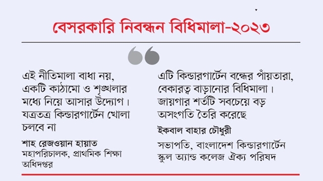 বাংলাদেশ সরকারের তিন শর্ত : বন্ধ হতে পারে অর্ধলাখ বেসরকারি স্কুল