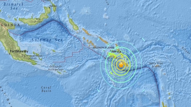 দক্ষিণ প্রশান্ত মহাসাগরে ৭.৮ মাত্রার ভয়াবহ ভূমিকম্প