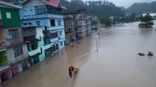 ভয়াবহ বন্যা দেখা দিয়েছে সিকিমে : সংগৃহীত ছবি