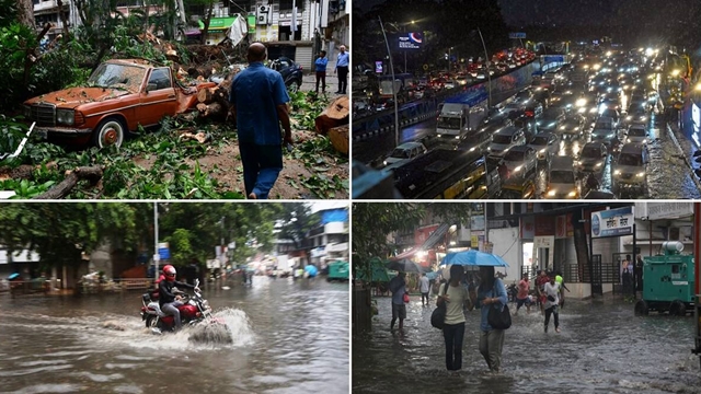 ভারী বর্ষণে পানির নিচে মুম্বাই-দিল্লি : নিহত ২