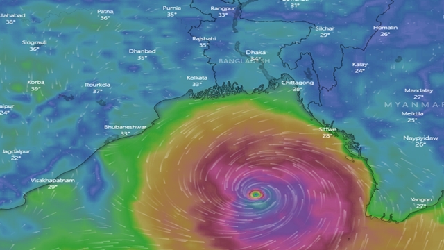 ঘূর্ণিঝড় মোখা : কক্সবাজারে ১০নং মহাবিপদ সংকেত