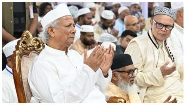 জাতীয় ঈদগাহ মাঠে অনুষ্ঠিত হল ঈদের নামাজ, উপস্থিত ছিলেন প্রধান উপদেষ্টা