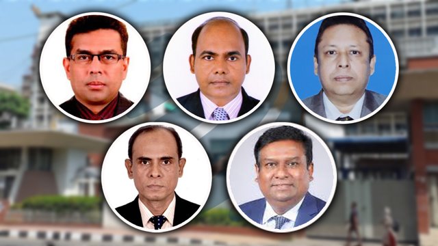 বাংলাদেশ সরকারের নির্দেশে পাঁচ সচিবের বাধ্যতামূলক অবসর