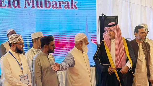 ঢাকাস্থ মিশনের কূটনীতিকদের সাথে বাংলাদেশের বিরোধীদলীয় নেতার ঈদের শুভেচ্ছা বিনিময়