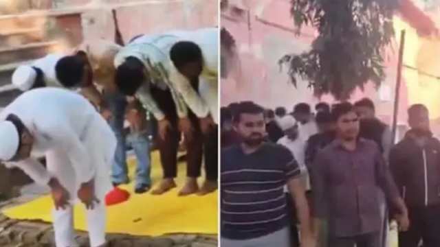রমজানে লখনৌ বিশ্ববিদ্যালয়ে মুসলিমদের নামাজে নিরাপত্তা দিচ্ছে হিন্দু শিক্ষার্থীরা