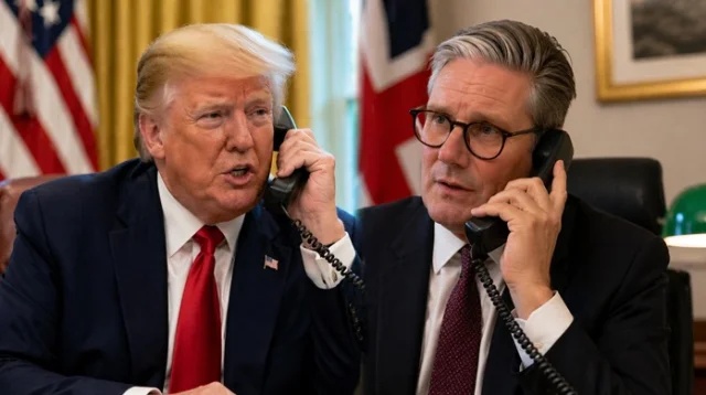 হরমুজ প্রণালীতে নৌচলাচল নিশ্চিত করতে ট্রাম্প ও স্টারমারের ফোনালাপ
