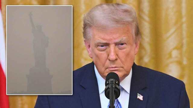 কানাডার দাবানলের ধোঁয়ায় ঢেকে গেছে যুক্তরাষ্ট্রের উত্তরাঞ্চল, ট্রাম্পের হুঁশিয়ারী